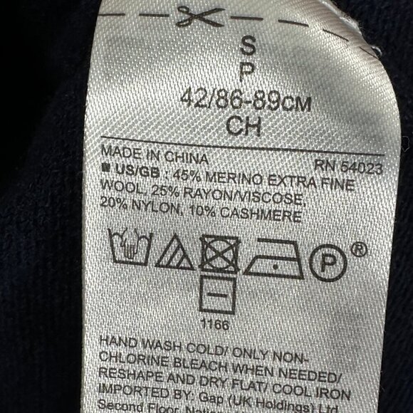 Banana Republic Filpucci Sweater Womens Small Italian Fine Merino Wool  Cashmere - Picture 5 of 5